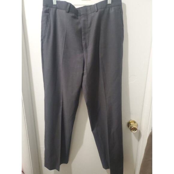 Kenneth Cole Men's Dress Pants Black Size 37W 43R - Picture 1 of 4